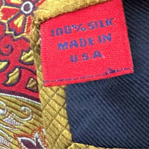 Set of 3 Roberto Calvalli Men's Patterned Silk Ties Vintage - Picture 13 of 14